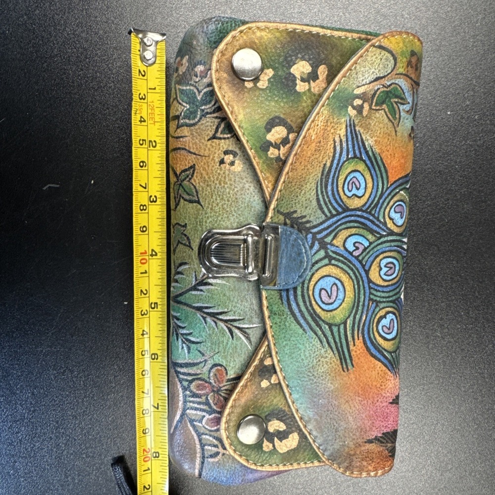 Hand-Painted Leather Wallet, Biacci - Picture 13 of 14